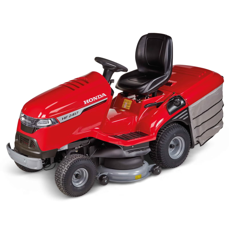Tondeuse autoportée Honda HF 2417 HBE – Essence 530 cm³, coupe 102 cm, bac 300 L