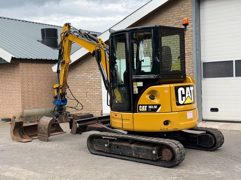 Mini-pelle Caterpillar 303.5E CR diesel 3,58T – 2017 – 3 948 h – 3 godets et grappin – Image 20