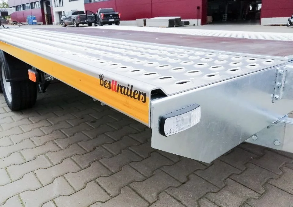 Remorque porte-engins Besttrailers BEST 3 essieux – PTAC 3 500 kg – Charge utile 2 690 kg – Plateau 5,5 × 2,1 m – Image 2