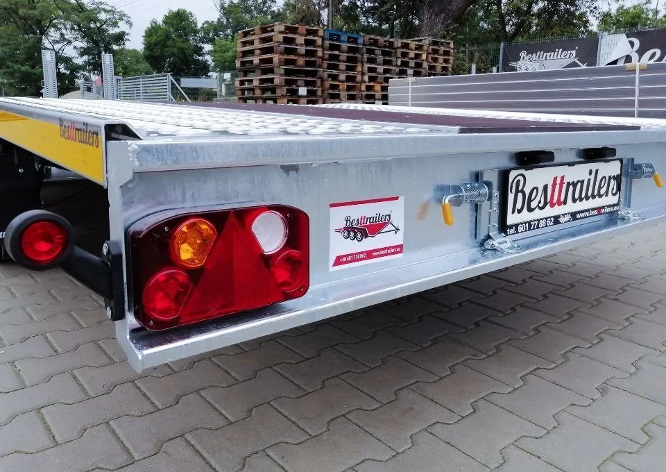 Remorque porte-engins Besttrailers BEST 3 essieux – PTAC 3 500 kg – Charge utile 2 690 kg – Plateau 5,5 × 2,1 m – Image 5