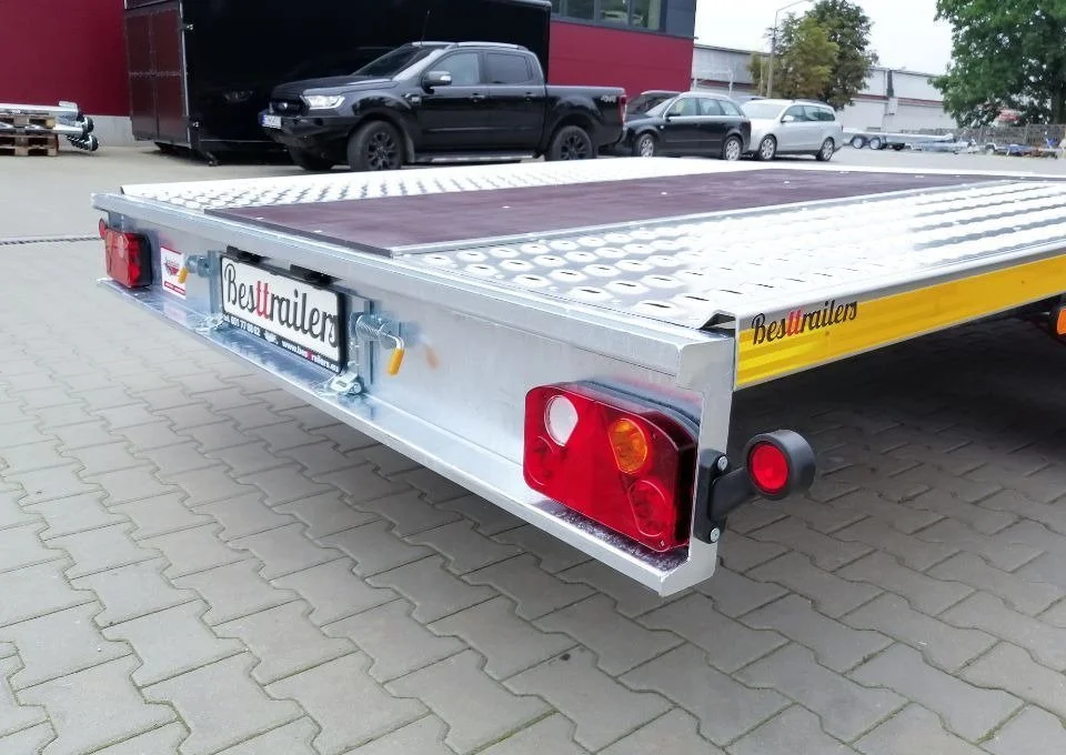 Remorque porte-engins Besttrailers BEST 3 essieux – PTAC 3 500 kg – Charge utile 2 690 kg – Plateau 5,5 × 2,1 m – Image 4