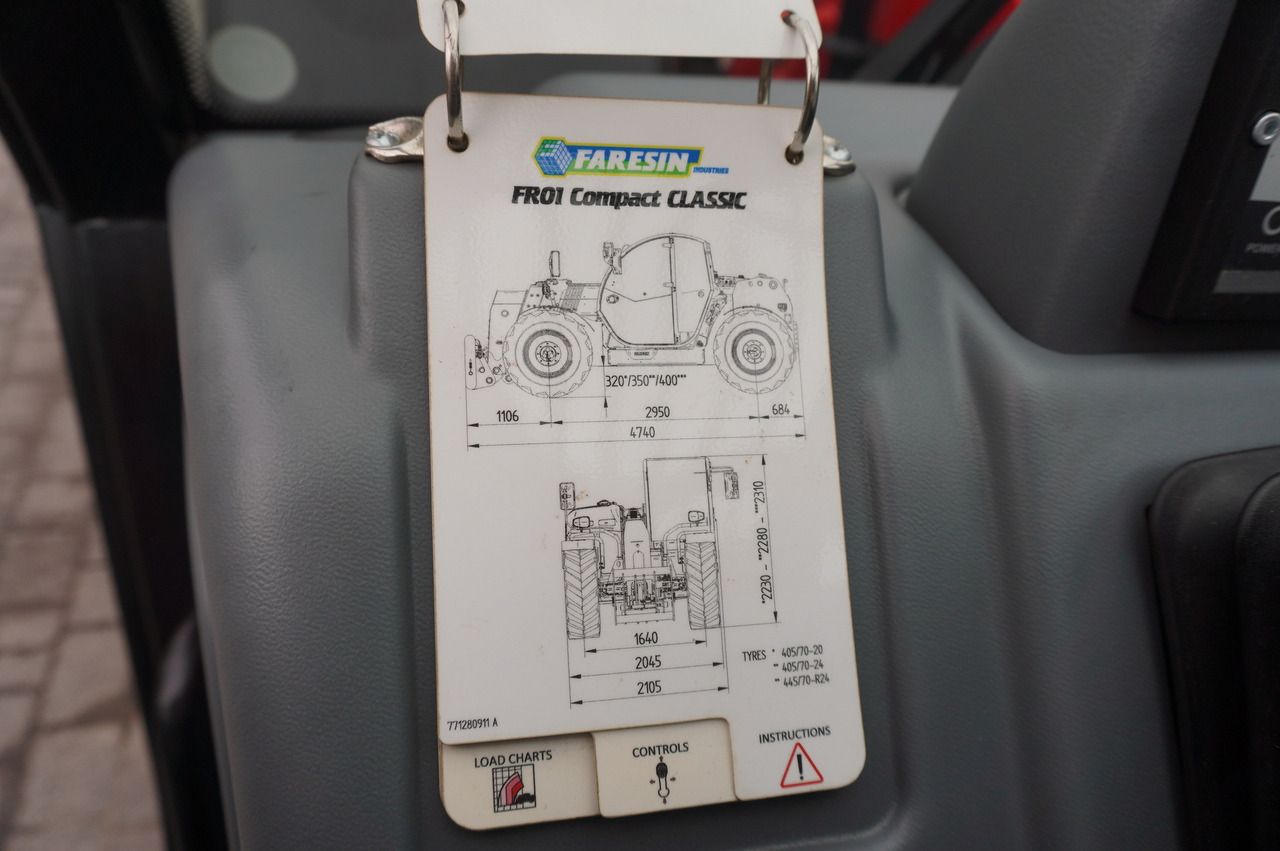 Chariot télescopique Faresin 7.30C Classic 55 Diesel 2020 – 3 000 kg, 7 m, 550 h, 4x4 – Image 2
