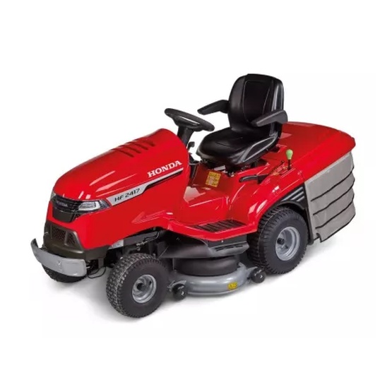 Tondeuse autoportée Honda HF 2417 HME – 530 cm³, coupe 102 cm, bac 300 L, hydrostatique