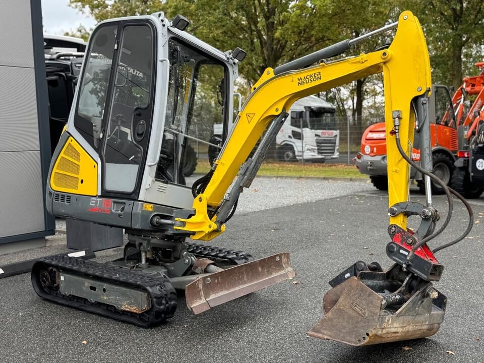 Mini-pelle Wacker Neuson ET18 VDS 2013 – 2 395 h – 13,2 kW – Attache rapide – 3 godets – Image 23