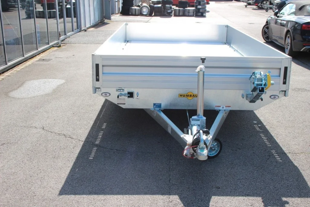 Remorque porte-engins Humbaur 2 essieux – PTAC 3 000 kg – Charge utile 2 320 kg