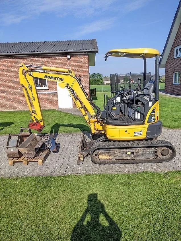 Mini-pelle Komatsu PC22MR-5 Diesel 2020 – 2,4T, 1 000 h, 3 godets