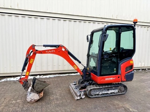 Mini-pelle Kubota KX016-4 diesel 1 615 kg – 2019 – 957 h – Cabine équipée
