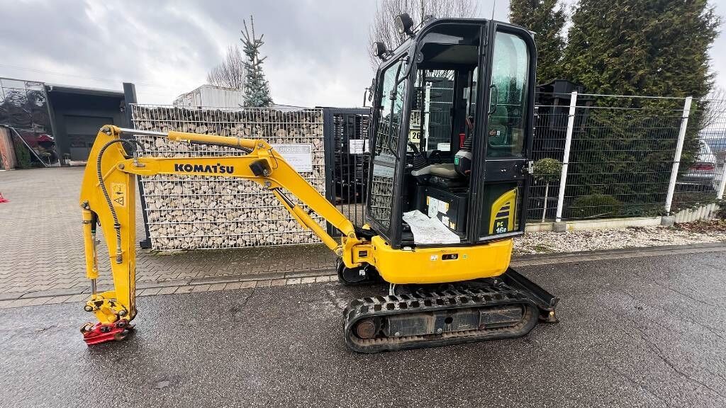 Mini-pelle Komatsu PC16R-3HS Diesel 2019 – 1 770 kg, 1 384 h, 3 godets – Image 3