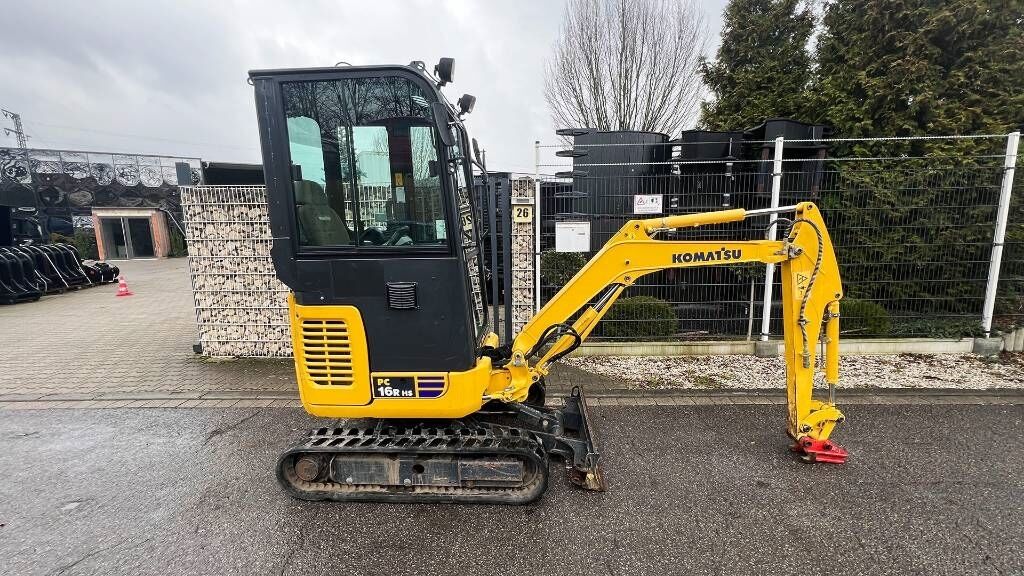Mini-pelle Komatsu PC16R-3HS Diesel 2019 – 1 770 kg, 1 384 h, 3 godets – Image 16